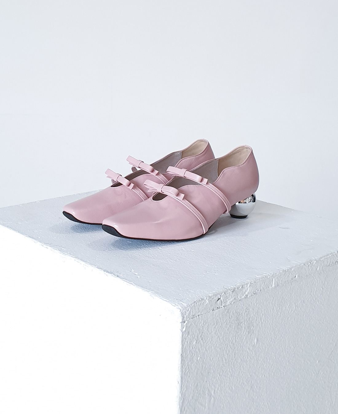 Sarah Ribbon Shoes (Pink)